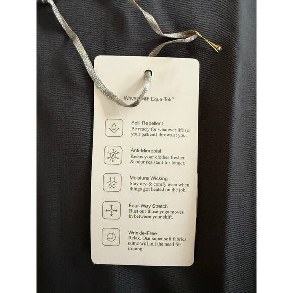 Mandala Pewter Gray Scrub Jacket, Women's Size 3XL - NEW! - Picture 5 of 7